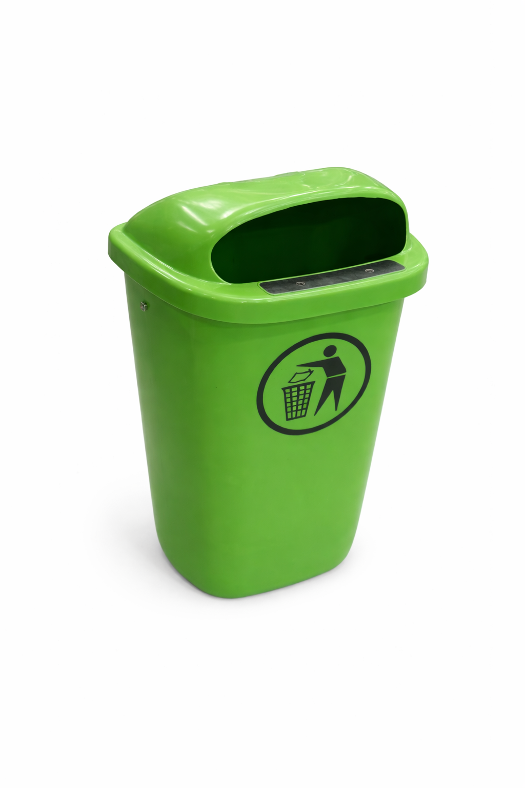 Урна пластикова SULO 50л корпус зелений, кришка зелена